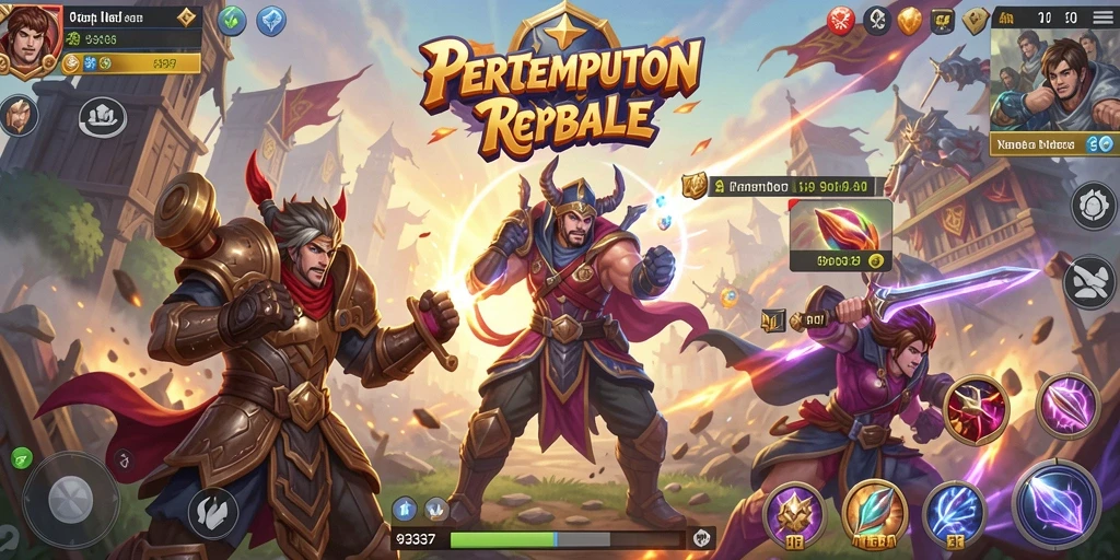 Gameplay seru dalam pertempuran Battle Royale 93337.