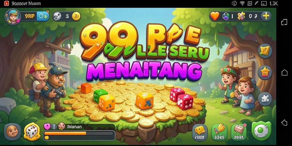 Screenshot utama 99RP menampilkan gameplay puzzle yang menarik dan penuh tantangan.