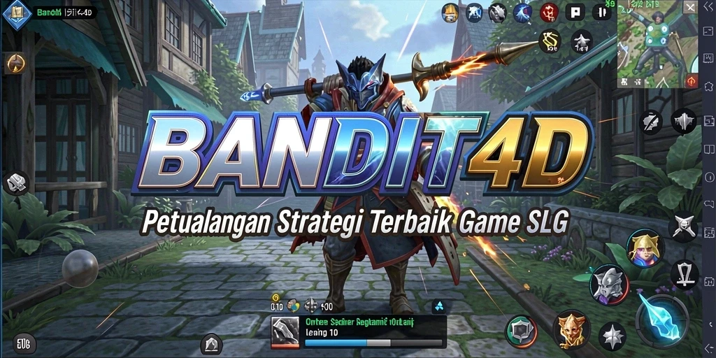 Tangkapan layar yang menampilkan aksi permainan BANDIT4D yang seru.