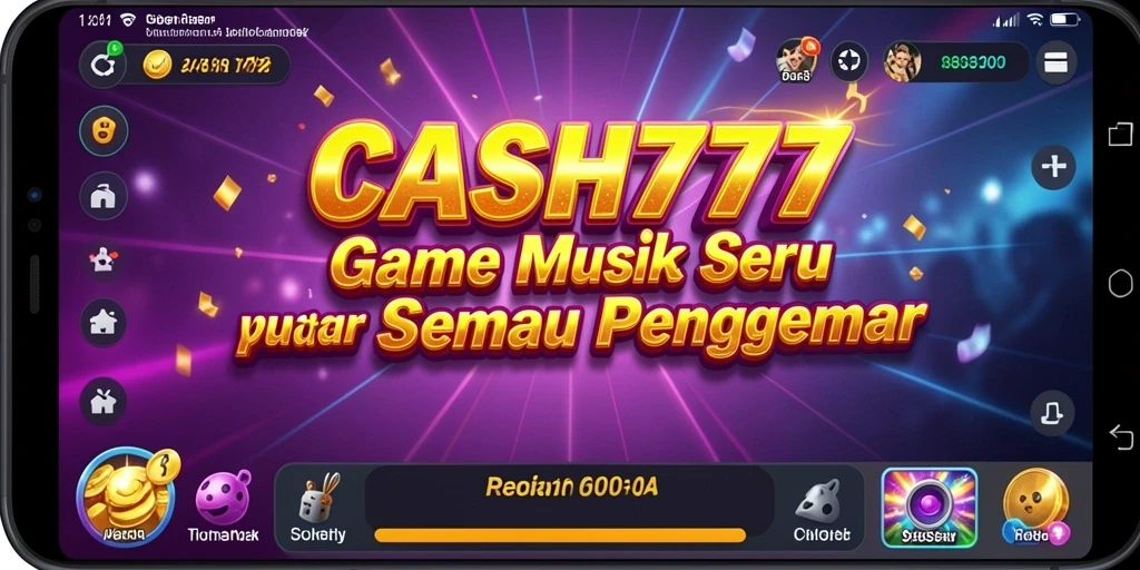 Gameplay seru dengan berbagai pilihan lagu musik.