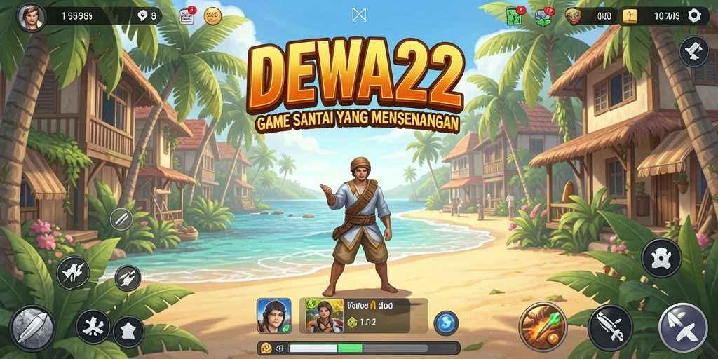 Tampilan gameplay seru dan interaktif dari DEWA22.
