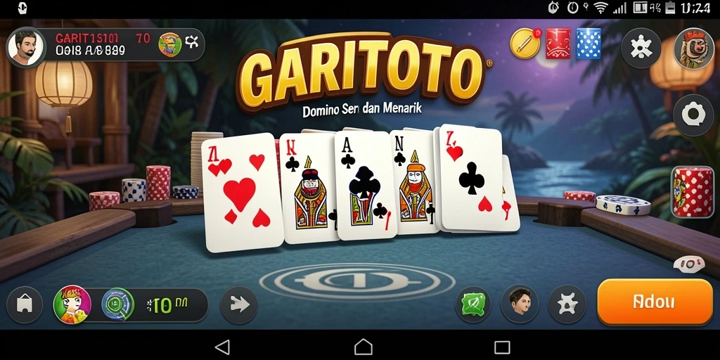 Tampilan gameplay utama GARITOTO yang seru dan menantang.
