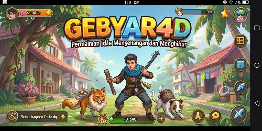 Tampilan gameplay GEBYAR4D yang menarik dan interaktif.