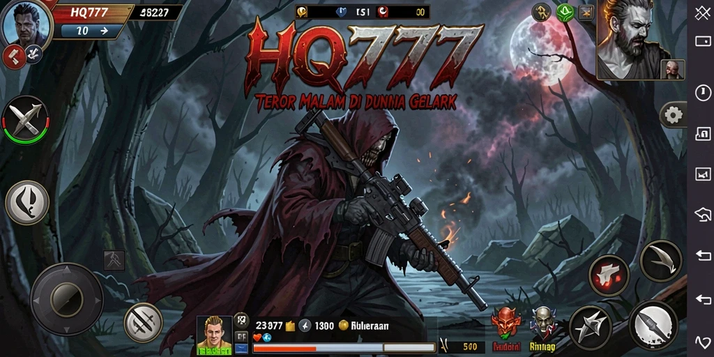 Tampilan gameplay HQ777 yang menegangkan dan menggugah adrenalin.