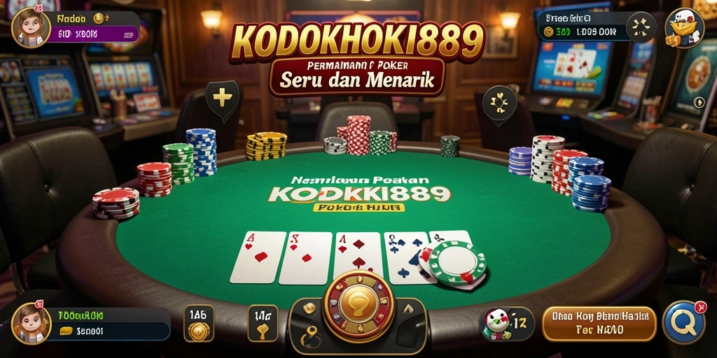 Tampilan antarmuka dan gameplay KODOKHOKI889 yang menarik.