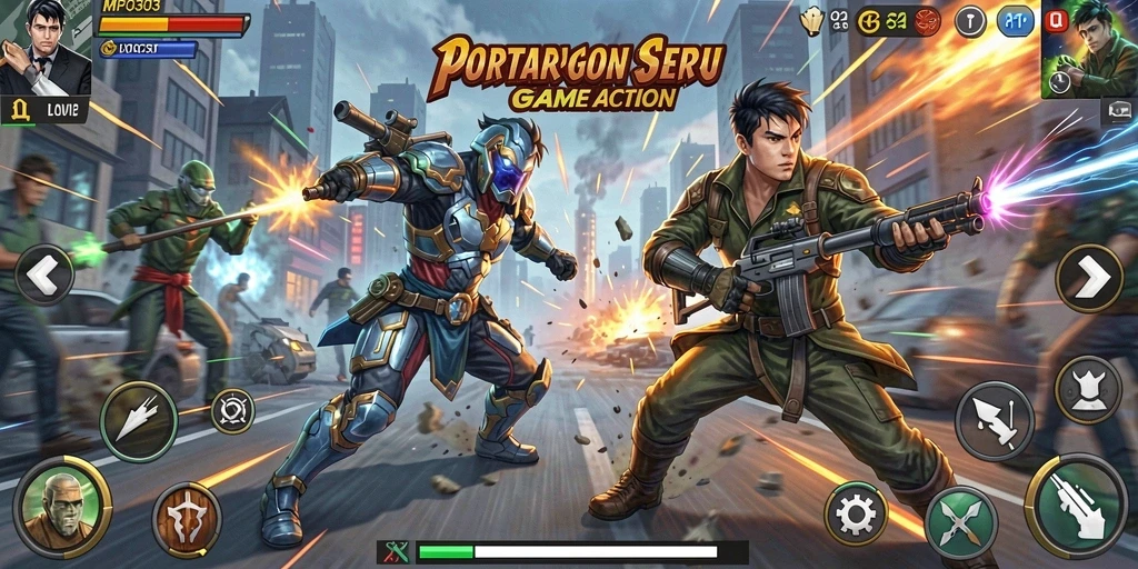 Tampilan aksi seru dalam gameplay MPO303 yang memukau.