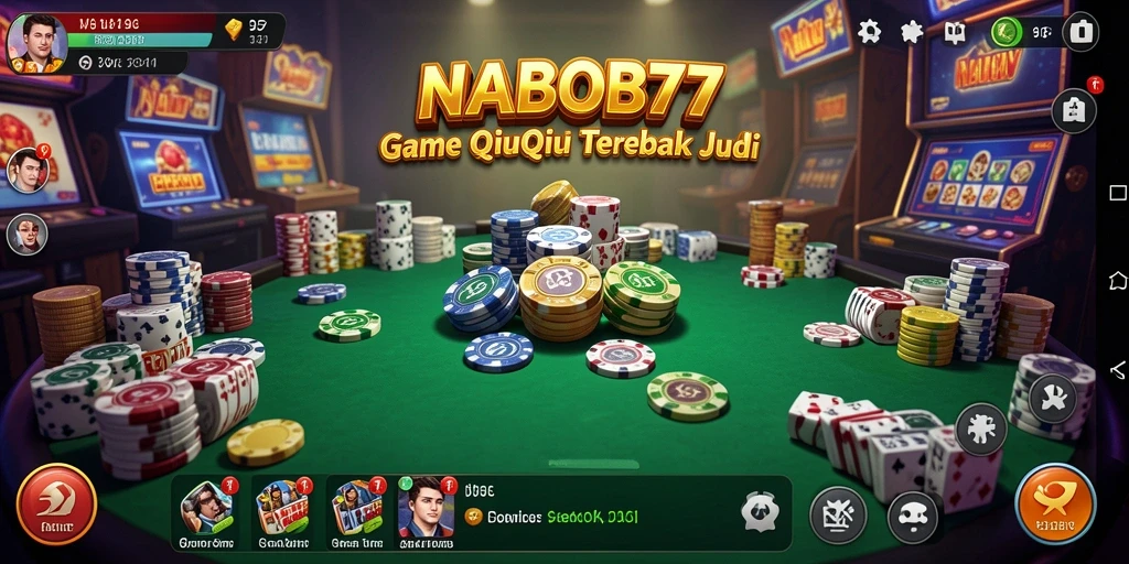 Tampilan gameplay QiuQiu yang mendebarkan di NABOB77.