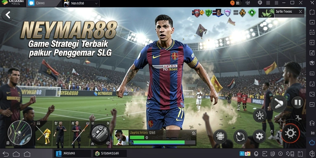 Tampilan seru dari gameplay NEYMAR88 yang menampilkan strategi SLG.
