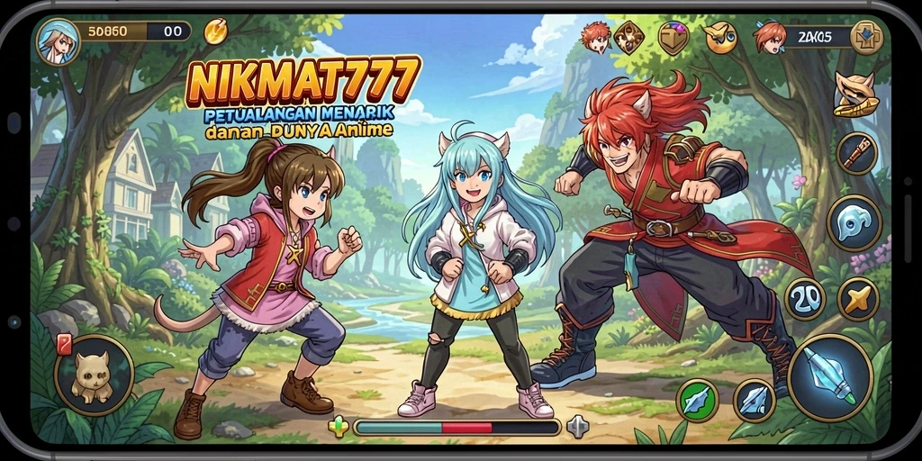 Tampilan menarik dan gameplay seru dalam NIKMAT777.