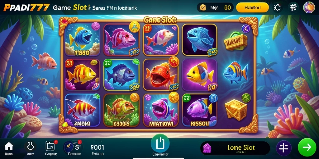 Tampilan gameplay PADI777 dengan tema Slot yang menarik.