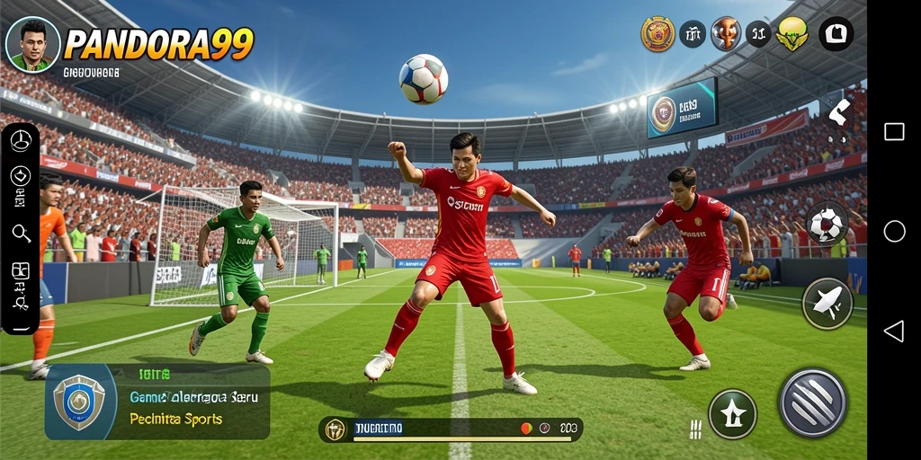 Tampilan gameplay menarik saat bermain PANDORA99 di smartphone.
