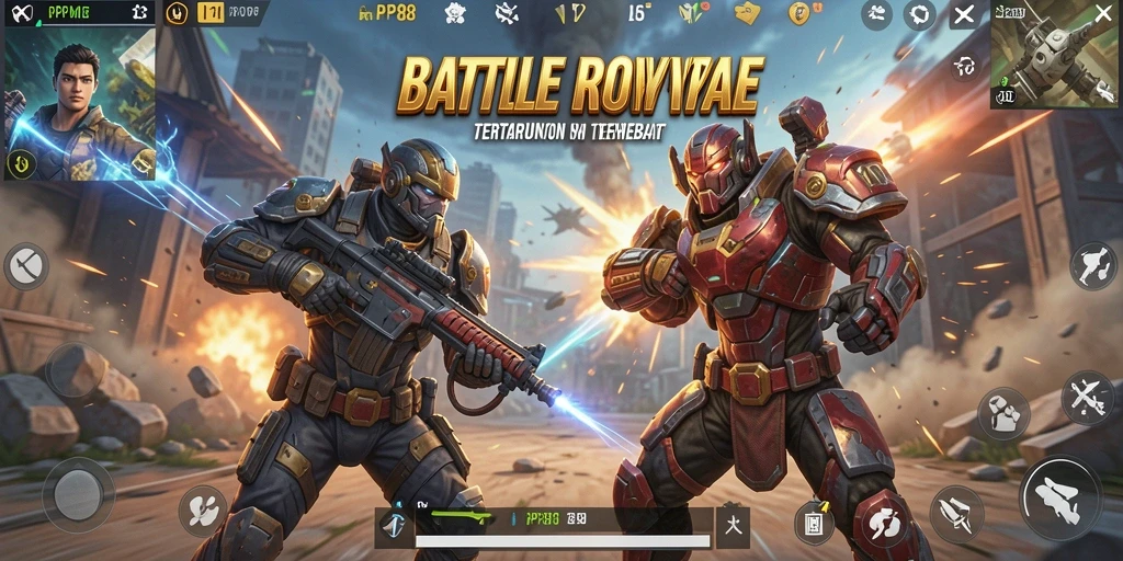 Gameplay mendebarkan di PP88 dengan aksi Battle Royale intens.