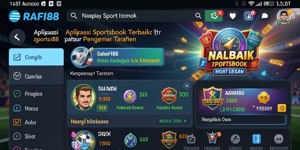 Tampilan gameplay TARUHAN olahraga interaktif dan menarik di RAFI88.