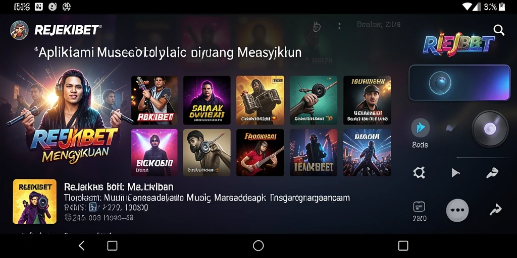 Tampilan gameplay <strong>REJEKIBET</strong> dengan tantangan musik yang seru.