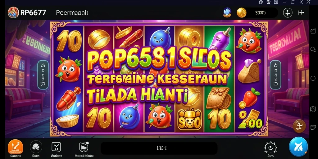 Screenshot RP6677 menampilkan aksi permainan Slot yang seru dan interaktif.