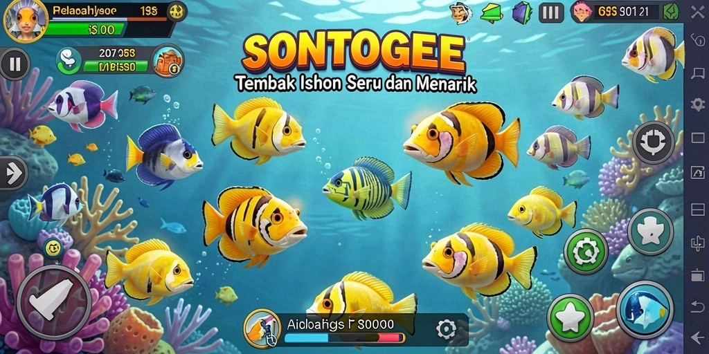 Tampilan gameplay SONTOGEL yang seru dan menarik.