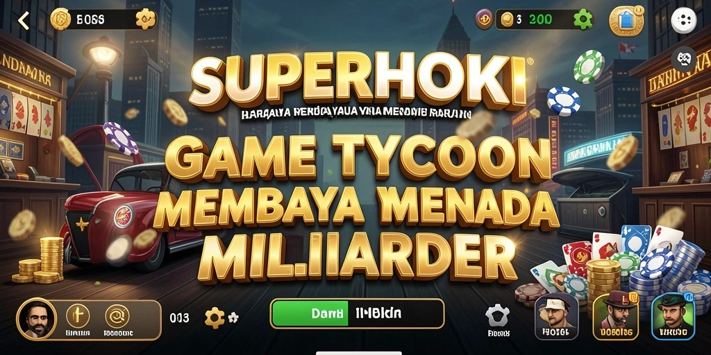 Tampilan gameplay SUPERHOKI yang seru dan interaktif.