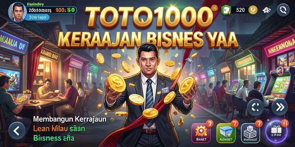 TOTO1000: tampilan gameplay Tycoon yang menarik dan interaktif.