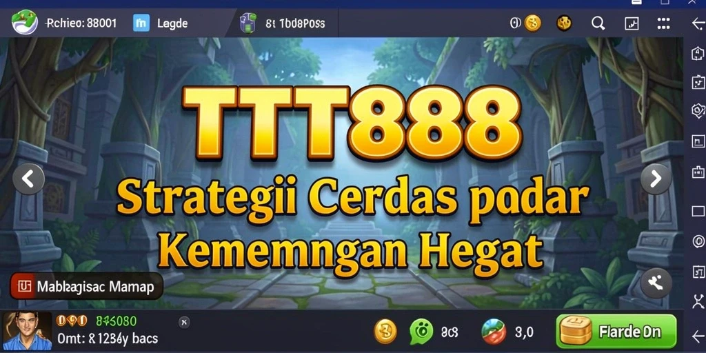 Tangkapan layar TTT888 memperlihatkan aksi strategis yang seru.
