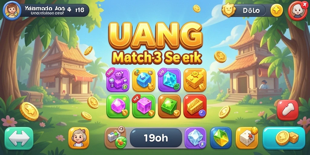 Tampilan gameplay seru dari UANG dengan grafis menarik.