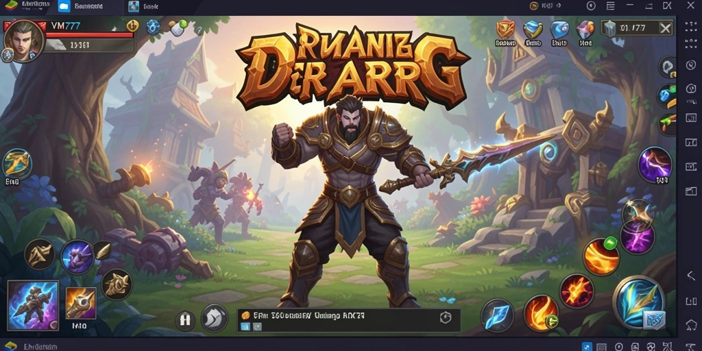 Tampilan gameplay action-packed dari VM777 dalam dunia ARPG.