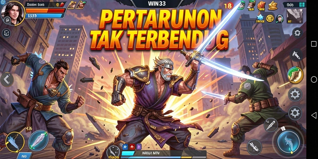 Gameplay seru WIN33 dengan aksi tempur mendebarkan.